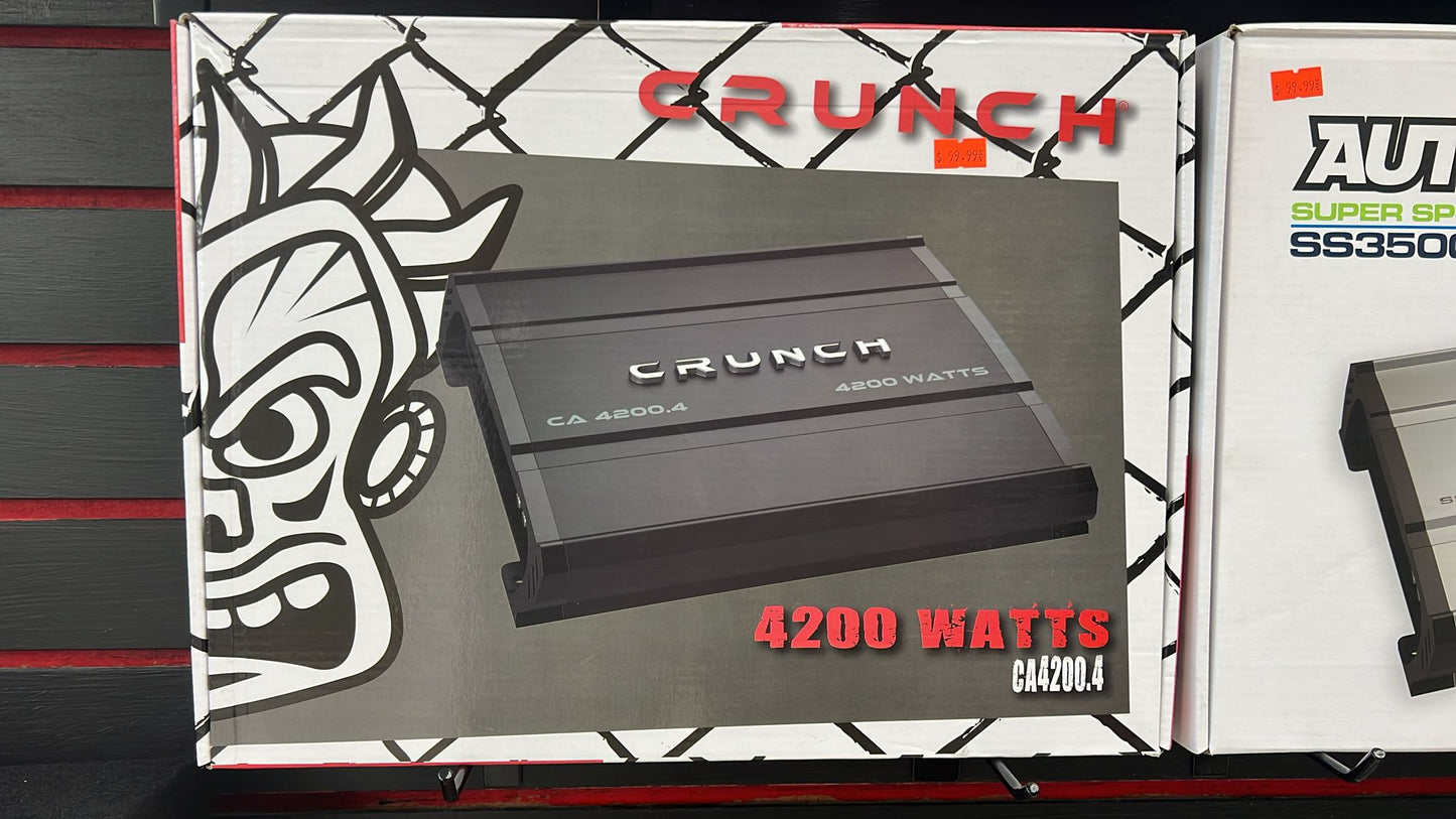 Crunch 4,200watts 4ch