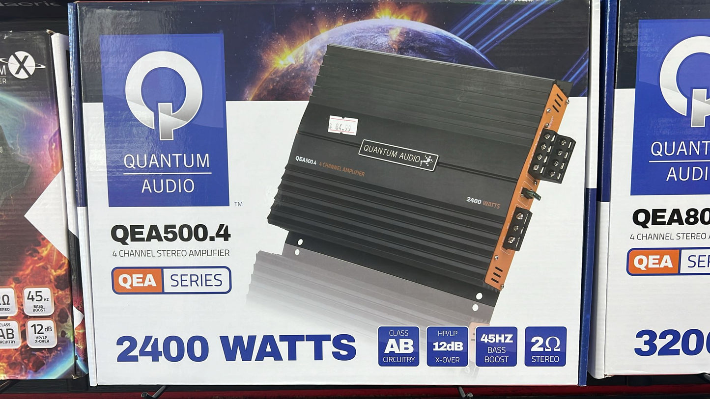 Quantum audio qea500.4 2,400watts 4ch